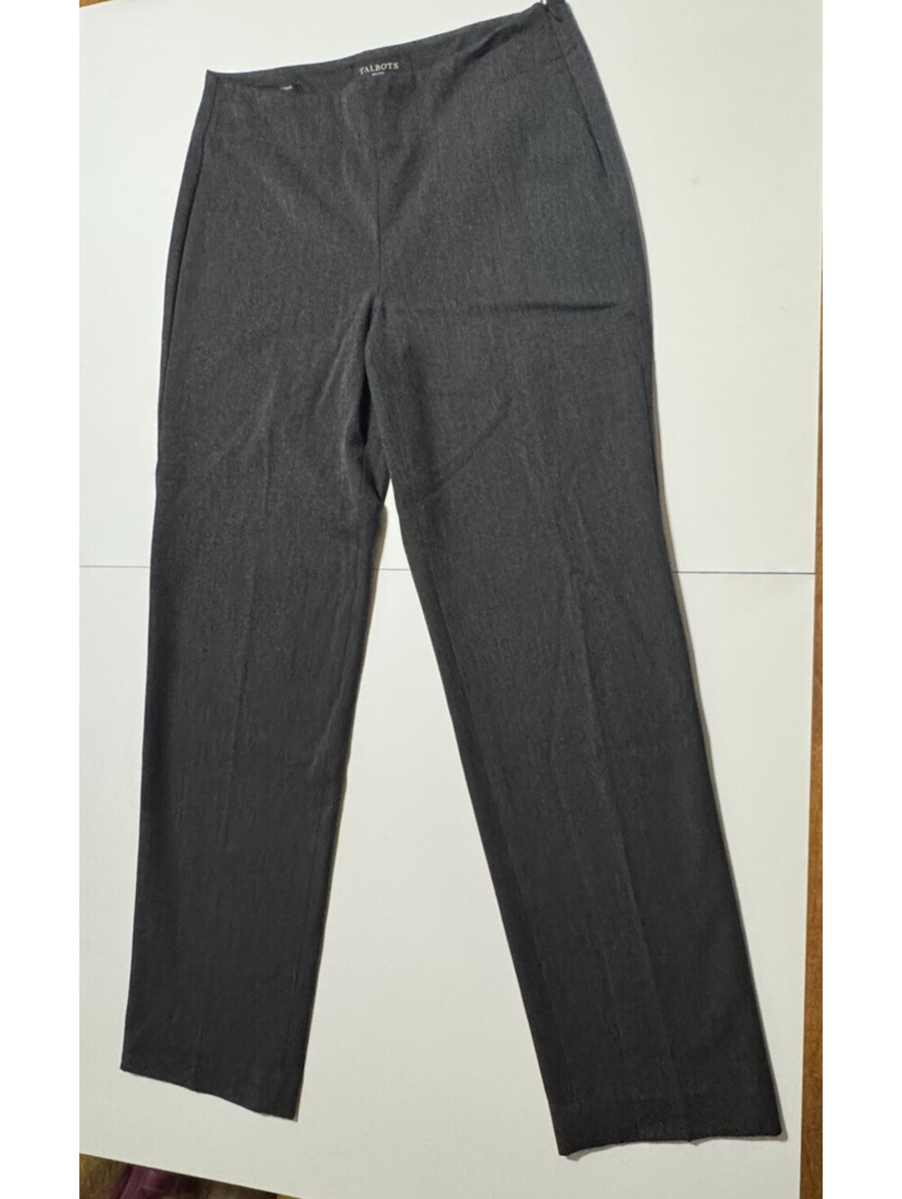 Talbots Pants Signature Women’s Size 2p  Black Heritage Side Zip Straight Leg